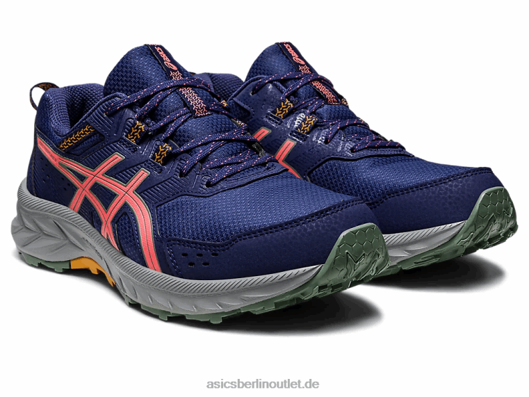 Gel-Venture 9 breit BL4N2205Asics Indigoblau/Papaya