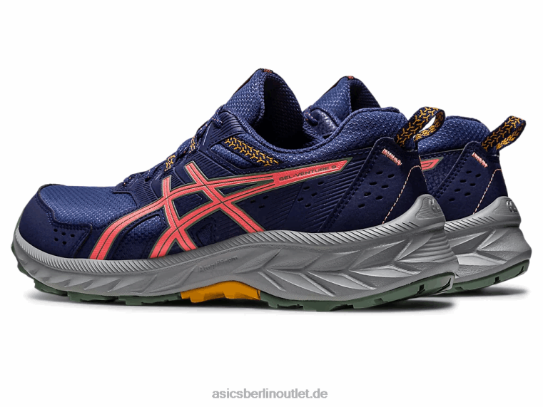 Gel-Venture 9 breit BL4N2205Asics Indigoblau/Papaya