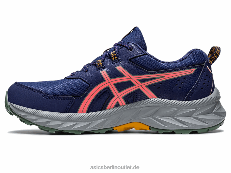 Gel-Venture 9 breit BL4N2205Asics Indigoblau/Papaya