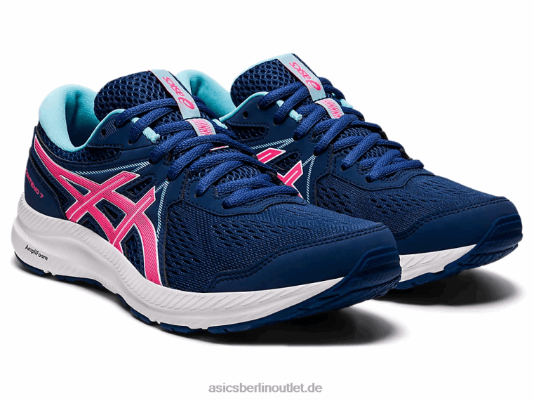 Gelgehalt 7 BL4N3695Asics Mitternachtsblau/Pink