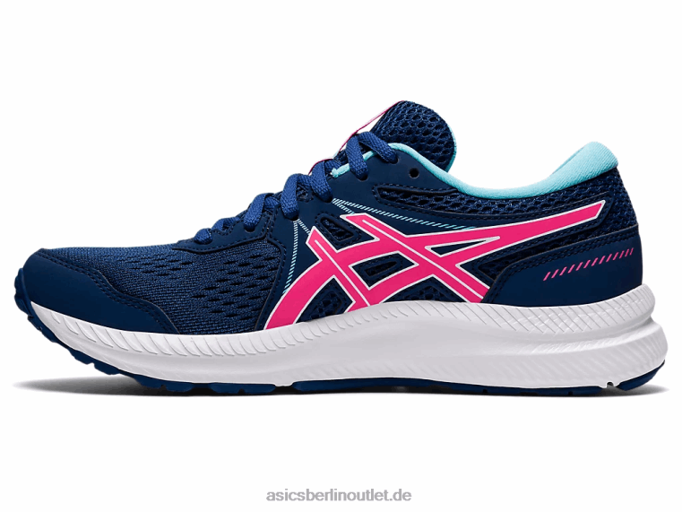 Gelgehalt 7 BL4N3695Asics Mitternachtsblau/Pink