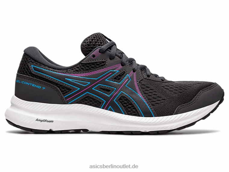 Gelgehalt 7 BL4N4024Asics Graphitgrau/Digital-Aqua