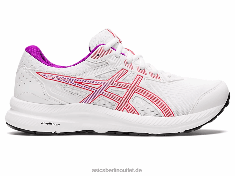 Gelgehalt 8 BL4N2657Asics weiß/roter Alarm