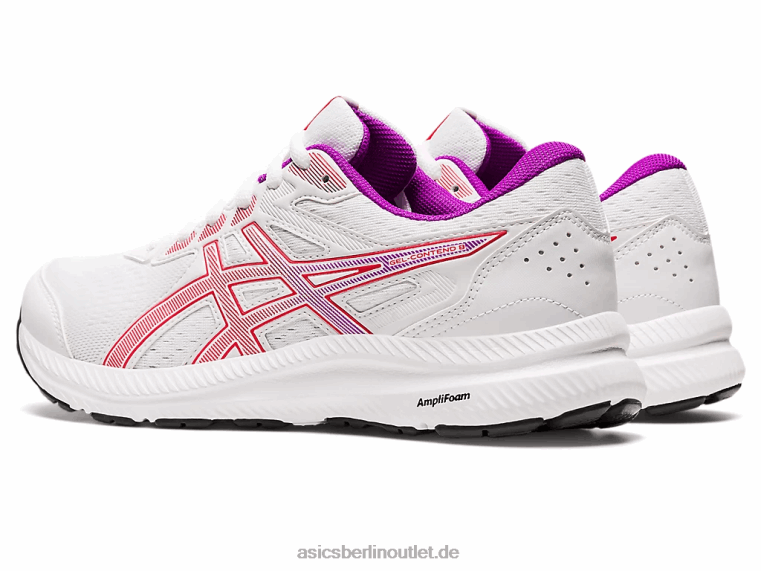 Gelgehalt 8 BL4N2657Asics weiß/roter Alarm