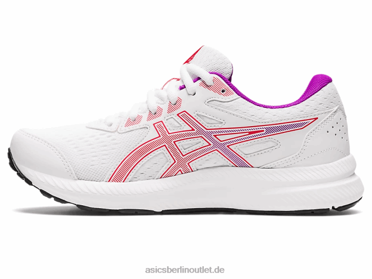 Gelgehalt 8 BL4N2657Asics weiß/roter Alarm