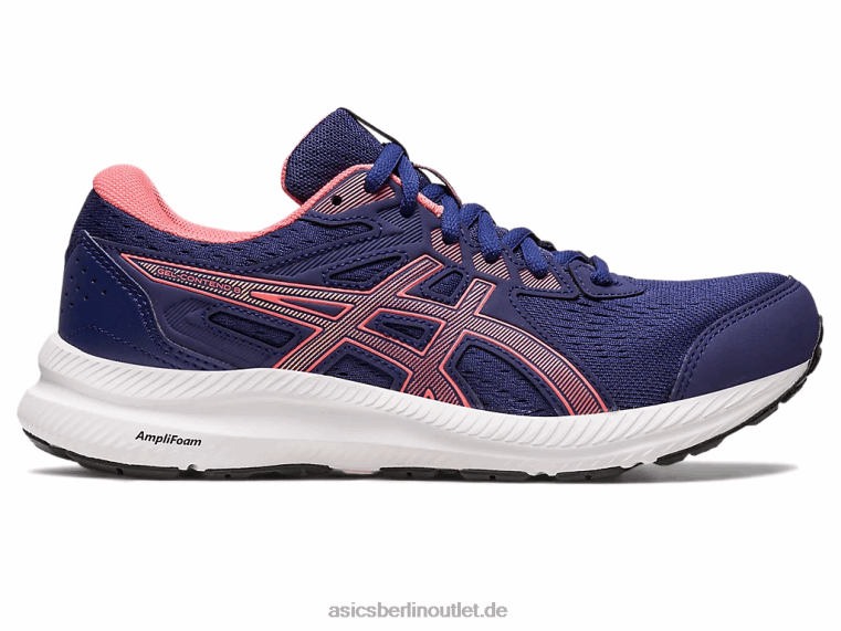 Gelgehalt 8 breit BL4N2455Asics Indigoblau/Papaya