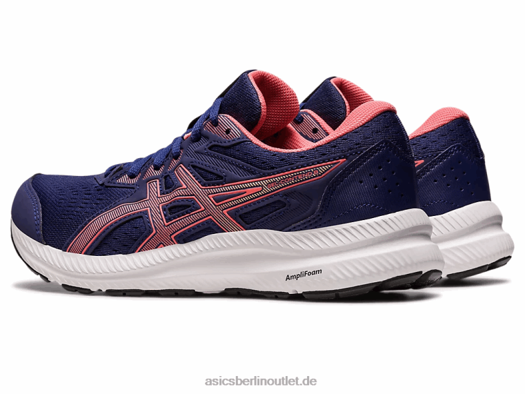 Gelgehalt 8 breit BL4N2455Asics Indigoblau/Papaya