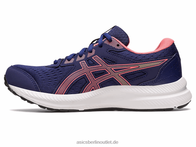 Gelgehalt 8 breit BL4N2455Asics Indigoblau/Papaya