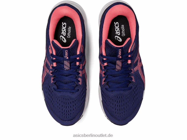 Gelgehalt 8 breit BL4N2455Asics Indigoblau/Papaya