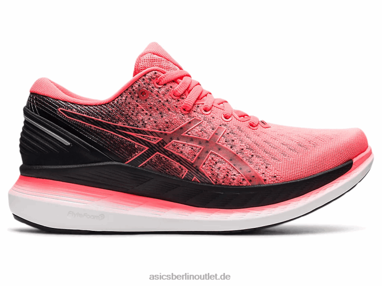 Glideride 2 BL4N3783Asics leuchtendes Koralle/Schwarz