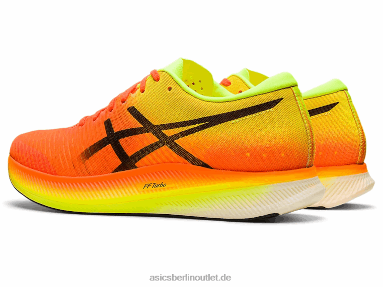 Metaspeed-Kante BL4N2845Asics schockierendes Orange/Schwarz