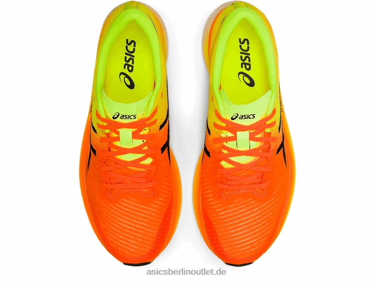 Metaspeed-Kante BL4N2845Asics schockierendes Orange/Schwarz