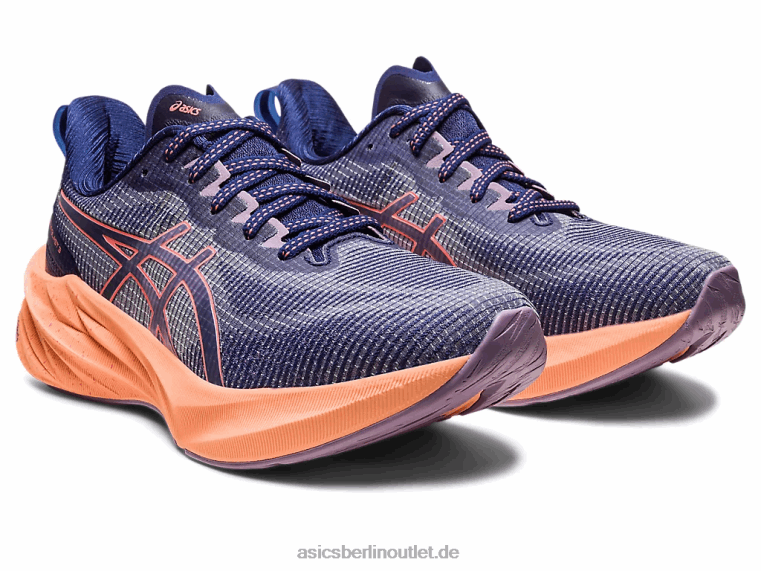 Novablast 3 le BL4N2291Asics Indigoblau/Papaya