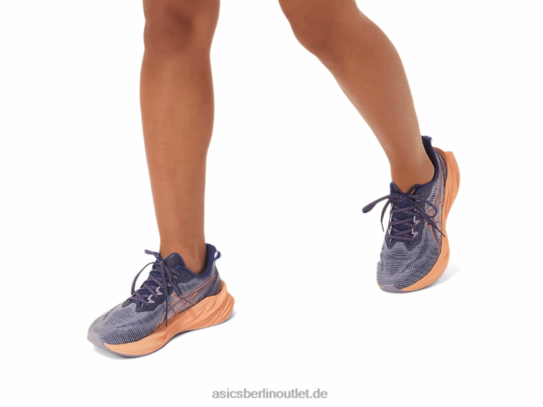 Novablast 3 le BL4N2291Asics Indigoblau/Papaya