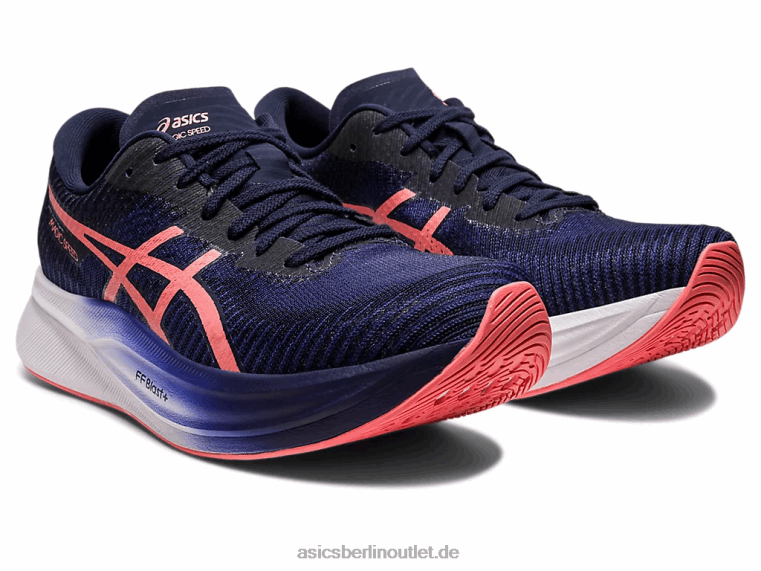 magische Geschwindigkeit 2 BL4N2327Asics Indigoblau/Papaya