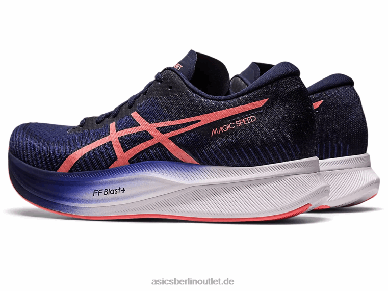 magische Geschwindigkeit 2 BL4N2327Asics Indigoblau/Papaya