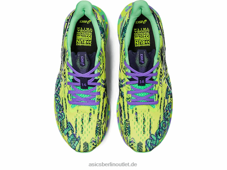 noosa tri 14 BL4N2412Asics Sicherheitsgelb/Mitternacht