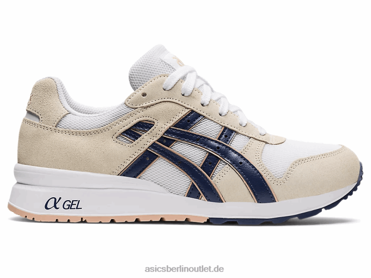 GT-II BL4N3739Asics Creme/Donnerblau