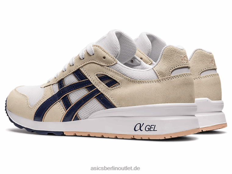GT-II BL4N3739Asics Creme/Donnerblau