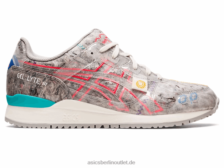 Gel-Lyte III und recycelter Filz BL4N212Asics Austerngrau/Diva-Pink