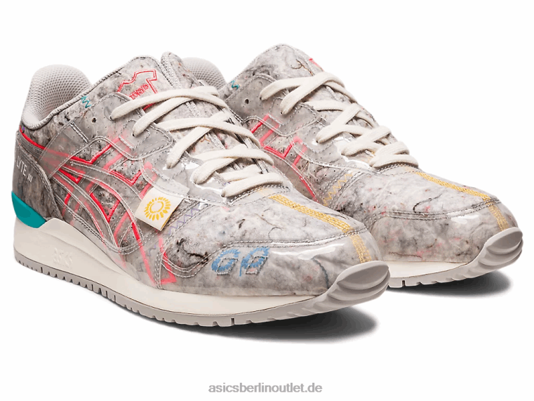 Gel-Lyte III und recycelter Filz BL4N212Asics Austerngrau/Diva-Pink