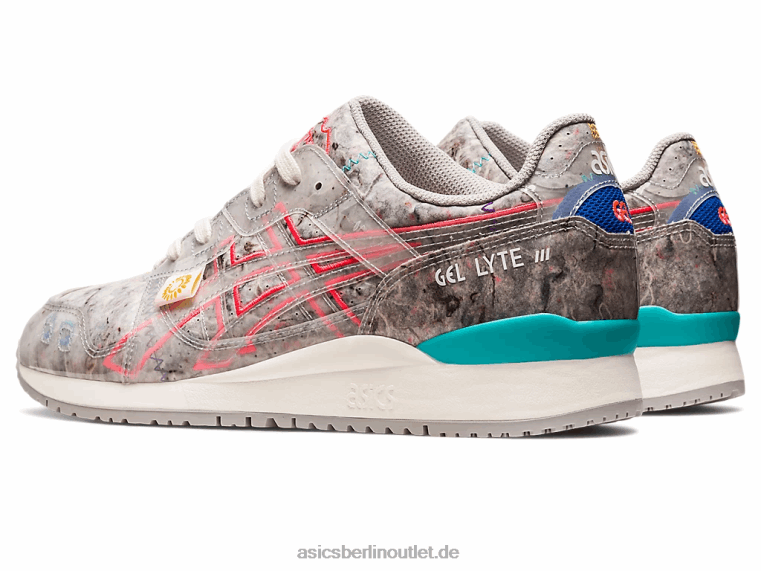 Gel-Lyte III und recycelter Filz BL4N212Asics Austerngrau/Diva-Pink