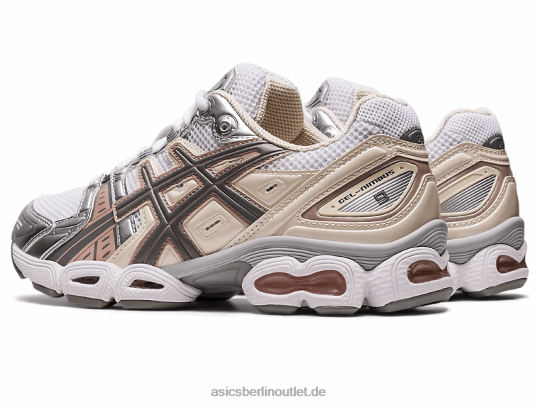 Gel-Nimbus 9 BL4N2302Asics weiß/Haferflocken