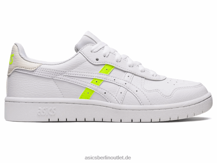 Japan s BL4N2634Asics weiß/sicherheitsgelb