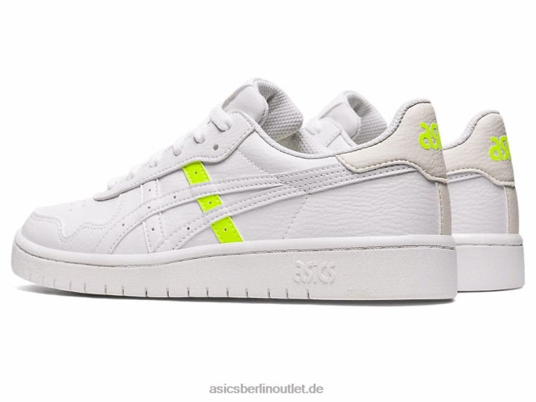 Japan s BL4N2634Asics weiß/sicherheitsgelb