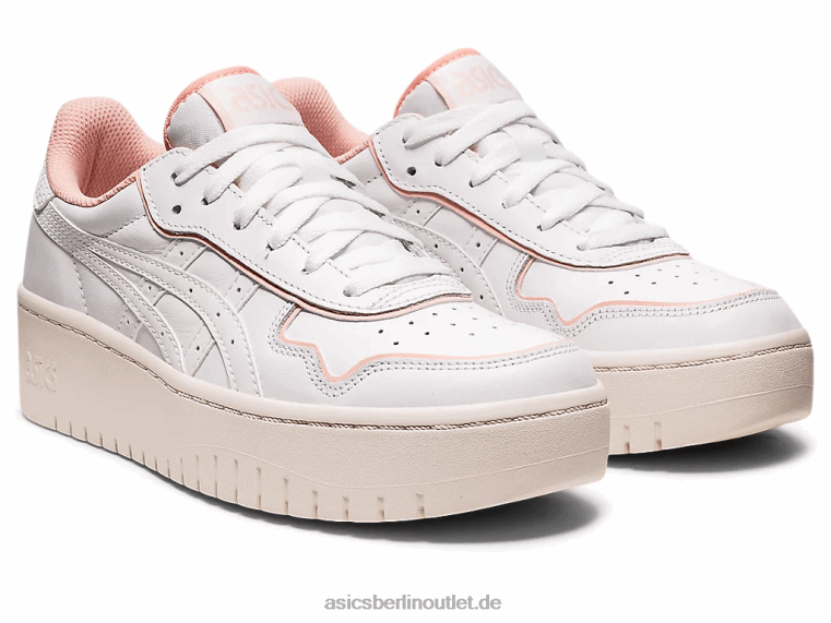 Japan s pf BL4N3159Asics weiß/mattrosa
