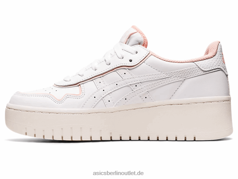 Japan s pf BL4N3159Asics weiß/mattrosa