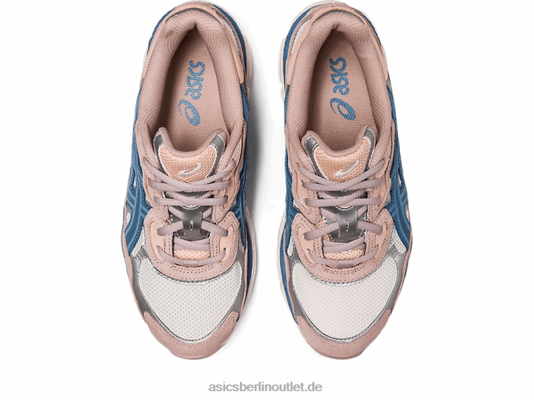 gel-nyc BL4N2180Asics creme/graue Zahnseide