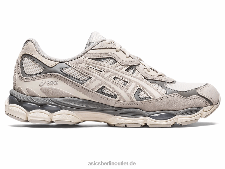 gel-nyc BL4N51Asics Creme/Austerngrau