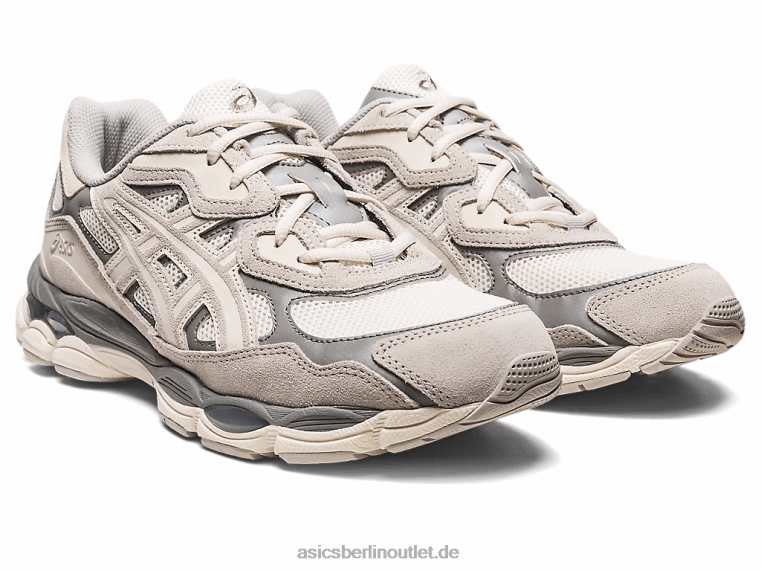 gel-nyc BL4N51Asics Creme/Austerngrau