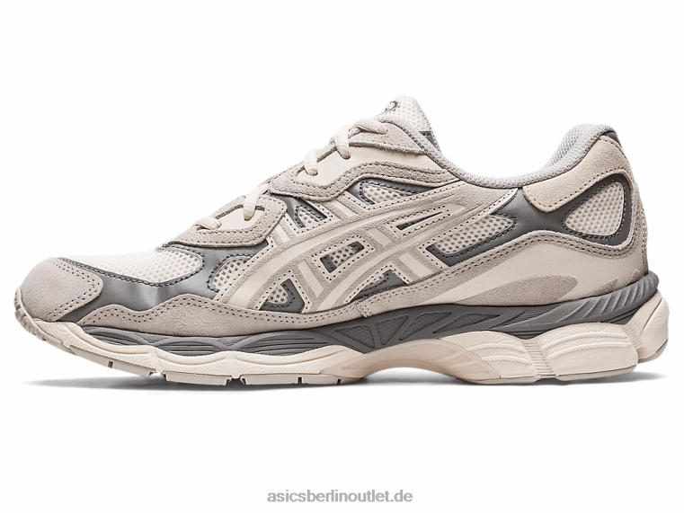 gel-nyc BL4N51Asics Creme/Austerngrau