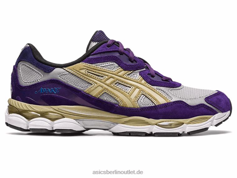 wach ny x gel-nyc BL4N307Asics reines Silber/gotische Traube