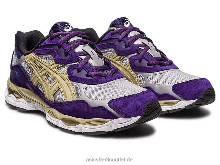wach ny x gel-nyc BL4N307Asics reines Silber/gotische Traube