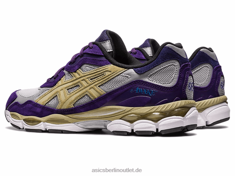wach ny x gel-nyc BL4N307Asics reines Silber/gotische Traube