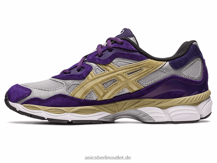wach ny x gel-nyc BL4N307Asics reines Silber/gotische Traube