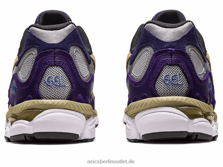 wach ny x gel-nyc BL4N307Asics reines Silber/gotische Traube