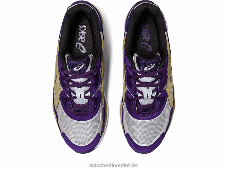 wach ny x gel-nyc BL4N307Asics reines Silber/gotische Traube