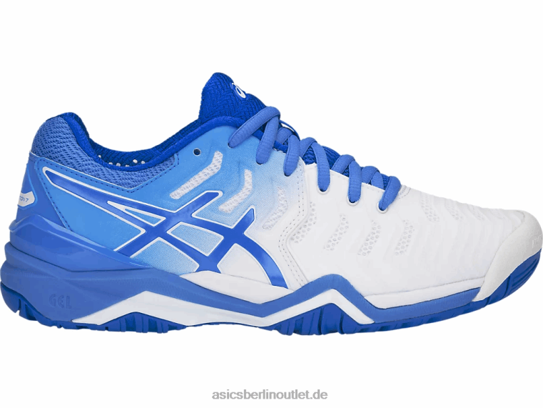 Gel-Auflösung 7 BL4N4214Asics weiß/blaue Küste