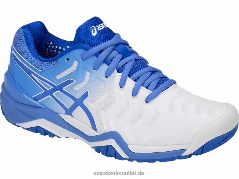 Gel-Auflösung 7 BL4N4214Asics weiß/blaue Küste
