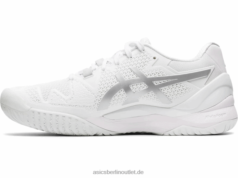 Gel-Auflösung 8 BL4N4186Asics weiß/reines Silber
