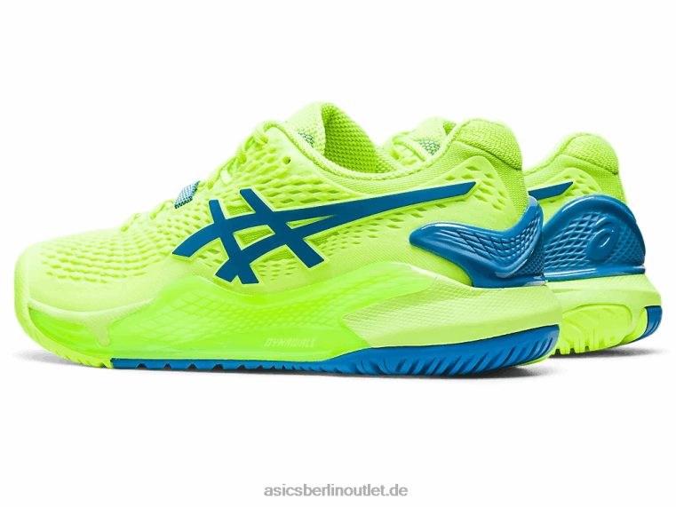 Gel-Auflösung 9 BL4N2170Asics Hazard Green/Reborn Blue