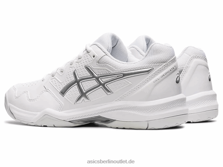 Gel-Dedicate 7 BL4N3768Asics weiß/reines Silber