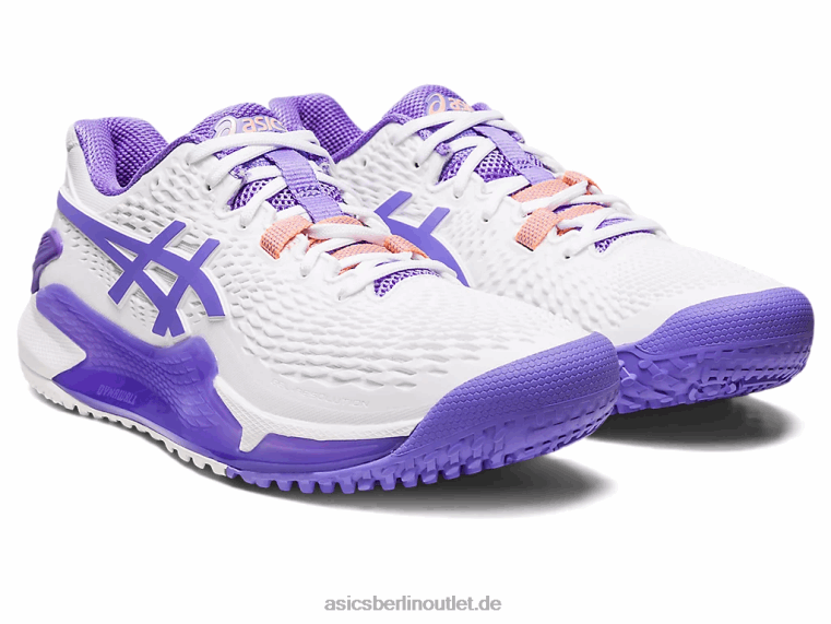 Gelauflösung 9 oc BL4N2528Asics weiß/amethyst