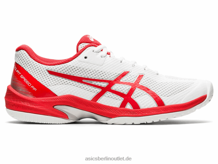 Gerichtsgeschwindigkeit ff BL4N4102Asics weiß/feuerrot