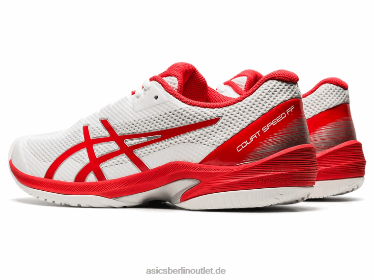 Gerichtsgeschwindigkeit ff BL4N4102Asics weiß/feuerrot