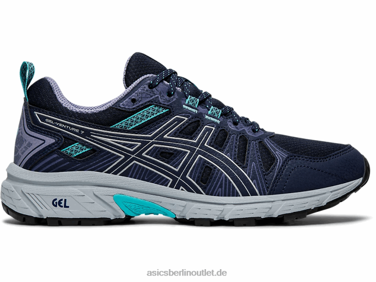 Gel-Venture 7 breit BL4N4201Asics schwarzes Silber